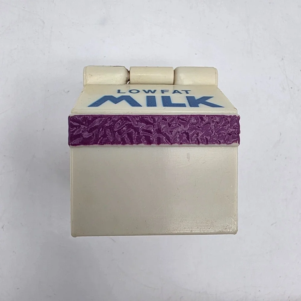 1993 Vintage McDonalds Happy Meal Toys Changeables Lowfat Milk Carton